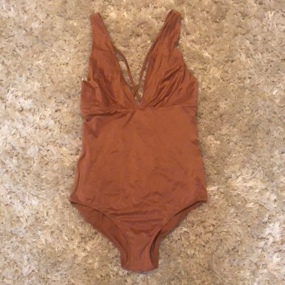 Rust color Sunnie bodysuit size M